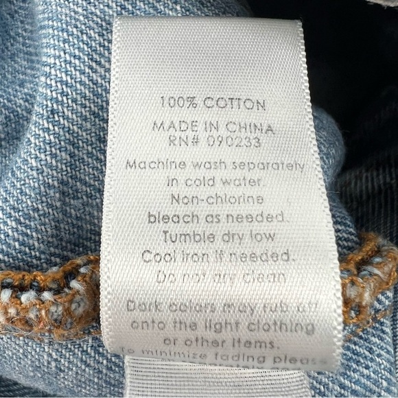 Bullhead Denim Co Distressed Cuffed Hem High Rise Jean Shorts Size 25 Women’s - Picture 5 of 5